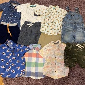 3T boys spring summer outfit LOT Easter 4th of July